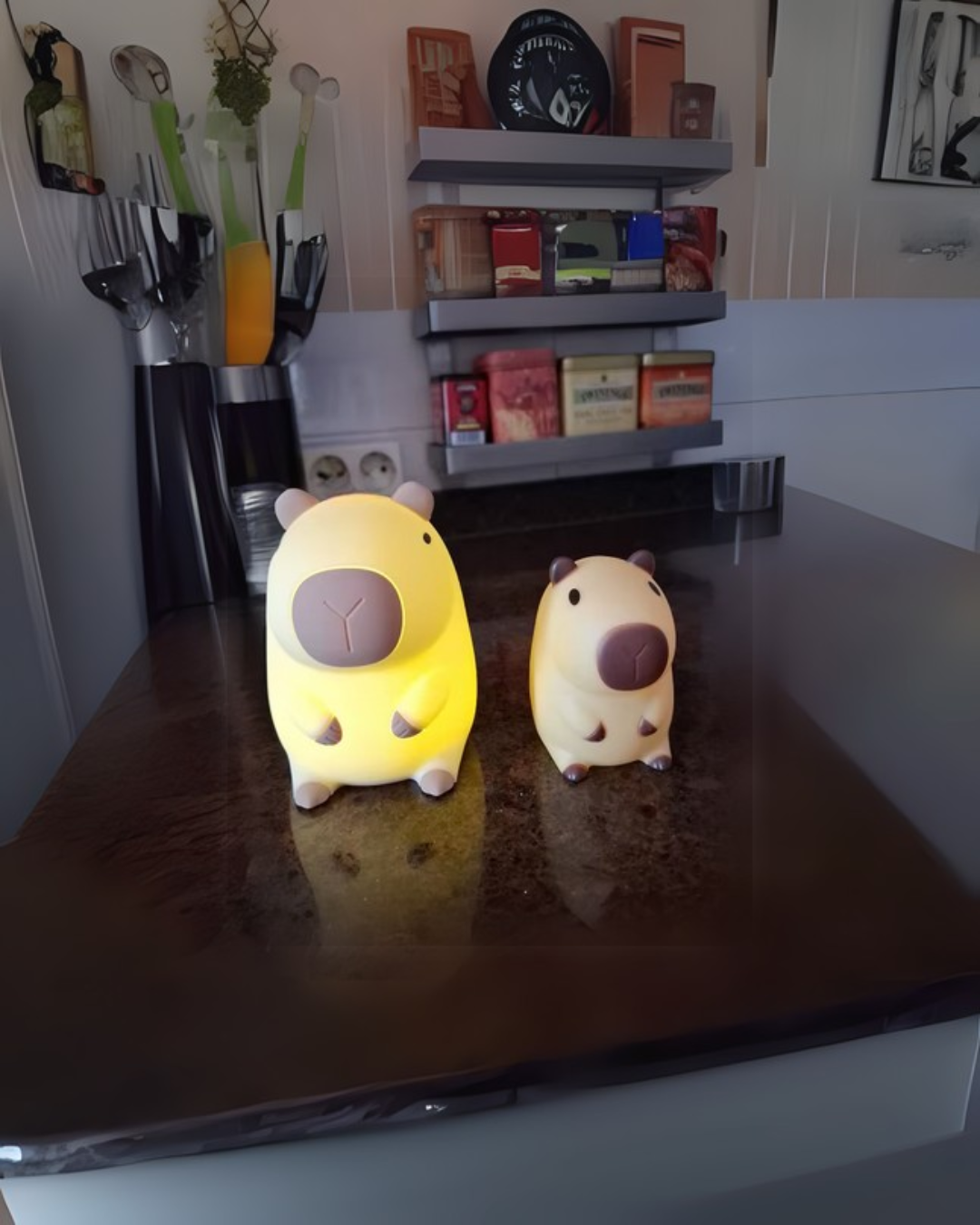 Capybara Nachtlicht klein (Batterie)