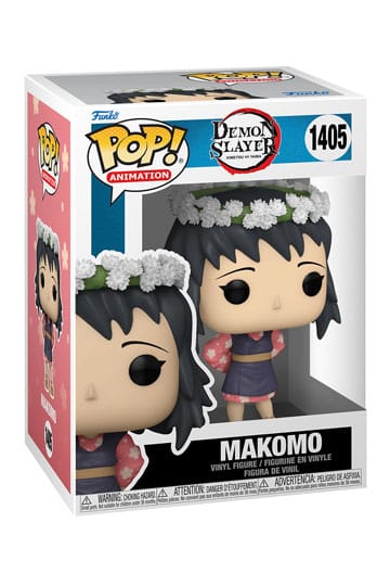 Demon Slayer: Kimetsu no Yaiba POP! Animation Figur Makomo (Flower Headdress) 9 cm