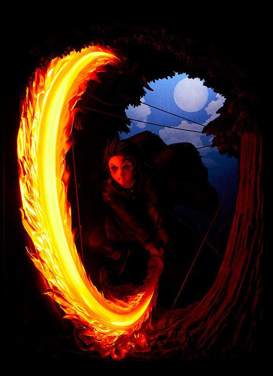 Demon Slayer: Tanjiro Kamado Hinokami Kagura Statue