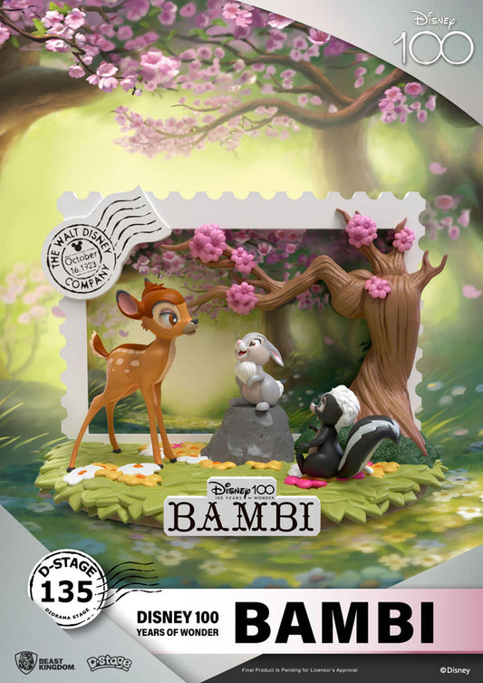 Disney: 100th Anniversary D-Stage PVC Diorama Bambi 12 cm