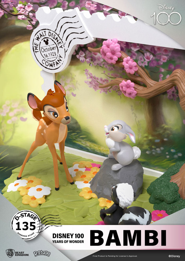 Disney: 100th Anniversary D-Stage PVC Diorama Bambi 12 cm