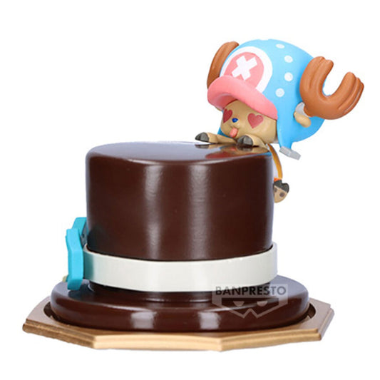 ONE PIECE - Tony Chopper auf Schokokuchen Hut