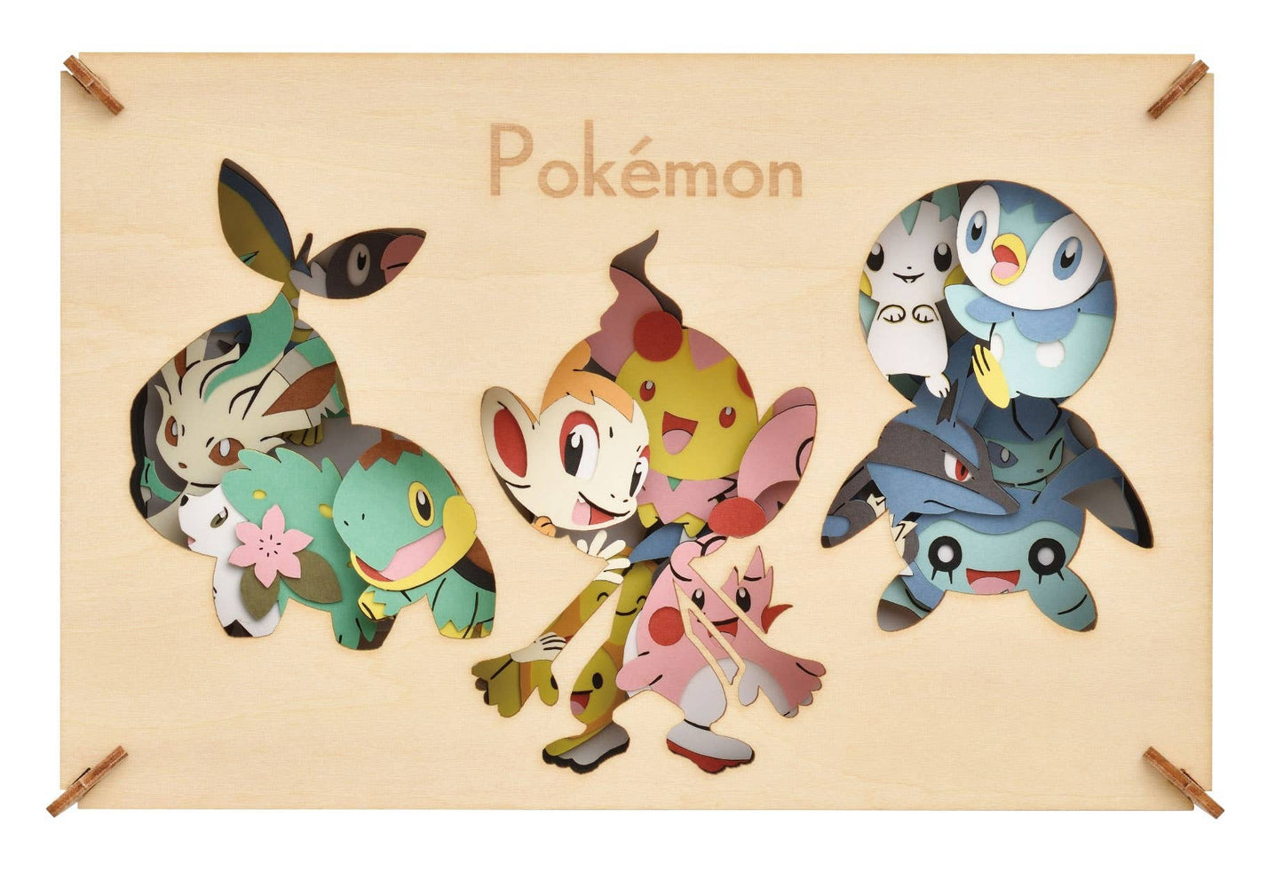 Paper Theater: Pokemon -Wood style- Sinnoh Pokemon