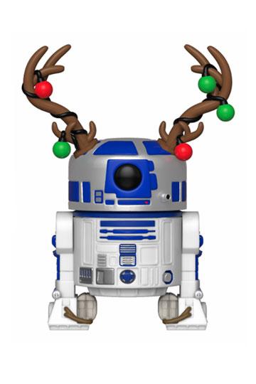 Star Wars POP! Vinyl Wackelkopf-Figur Holiday R2-D2 9 cm