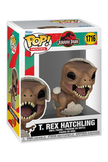 Jurassic Park Hatchling POP! Movies Vinyl Figur Tyrannosaurus Rex 9 cm