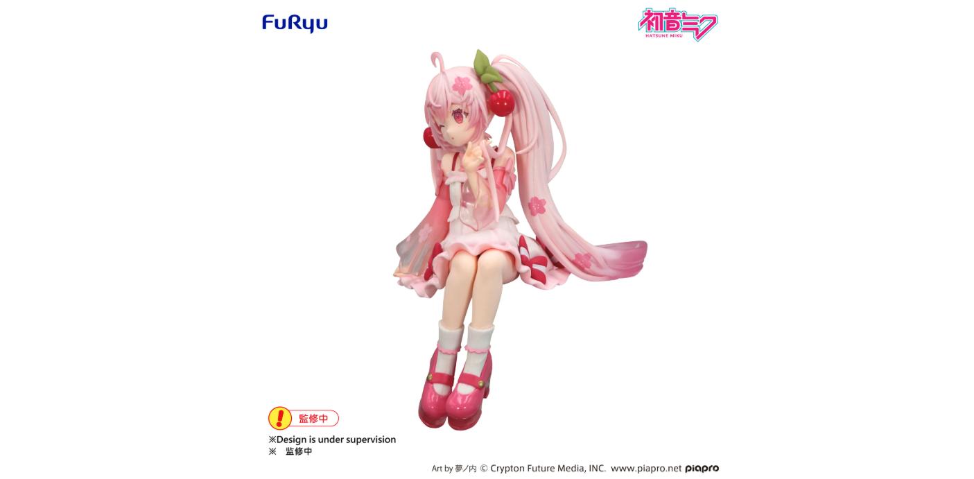 HATSUNE MIKU - Sakura Miku 2025 "Wink" - Statue Noodle Stopper 14cm