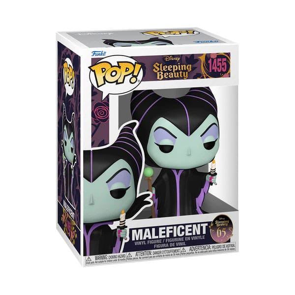 Dornröschen 65th Anniversary POP! Disney Vinyl Figur Maleficent w/Candle 9 cm