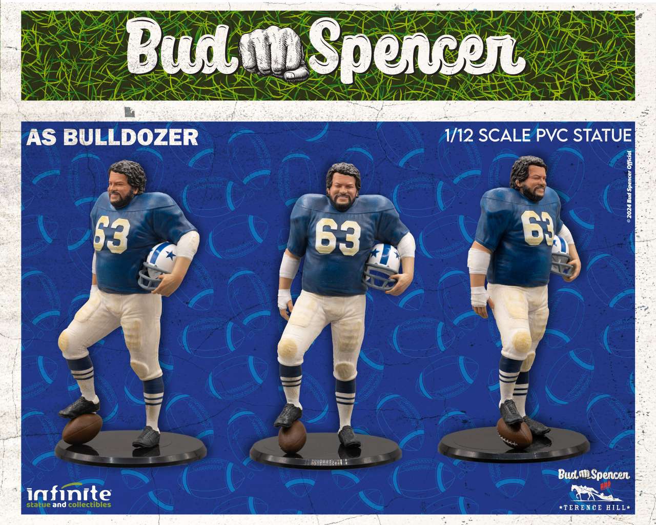 Bud Spencer – As Bulldozer 1/12 PVC Statue - small