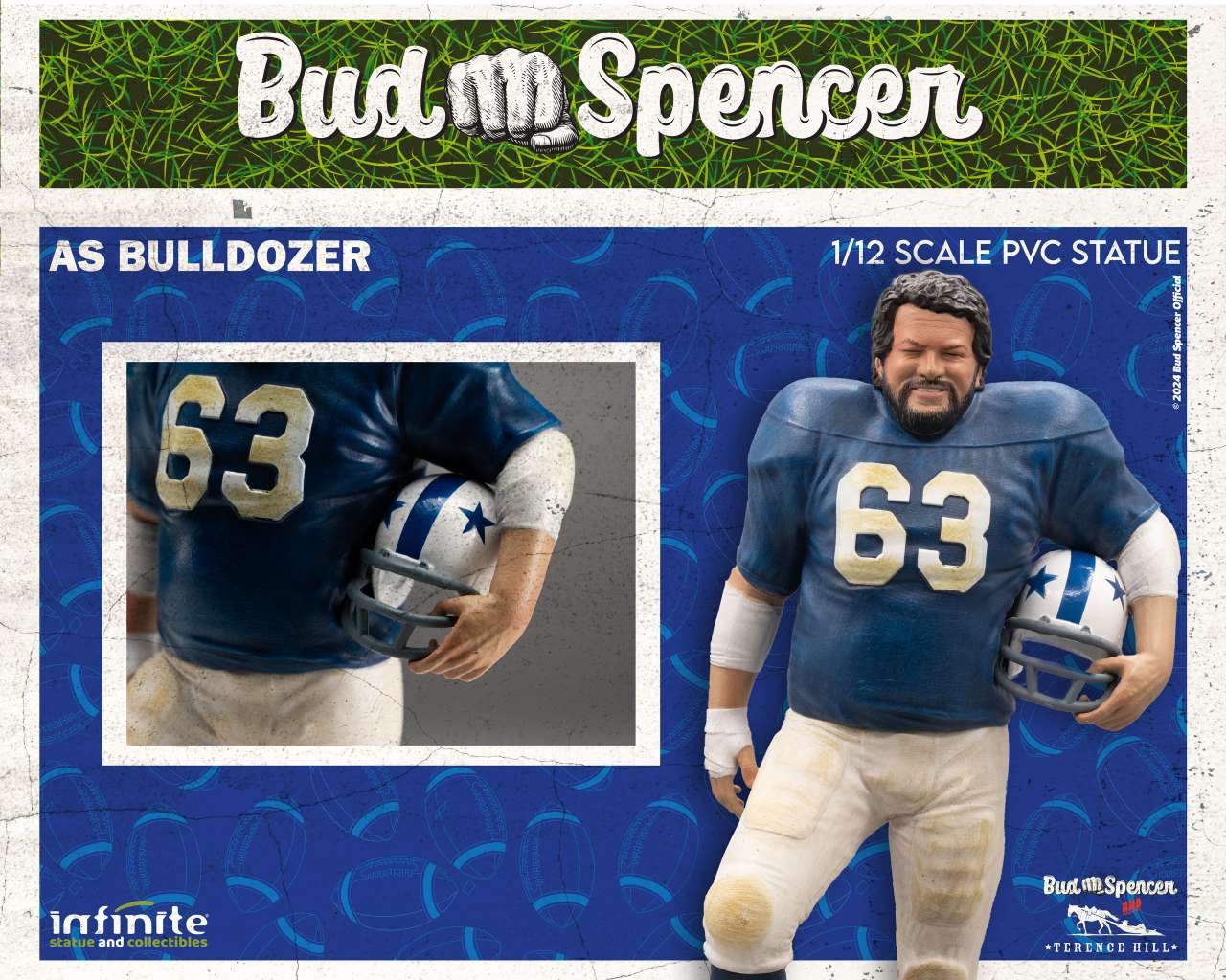 Bud Spencer – As Bulldozer 1/12 PVC Statue - small