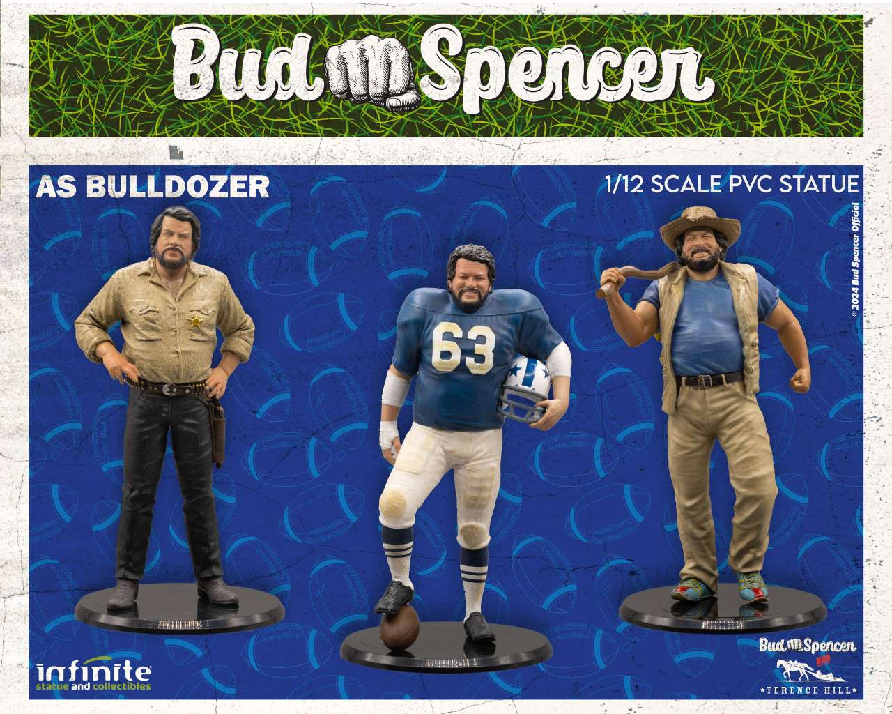 Bud Spencer – As Bulldozer 1/12 PVC Statue - small