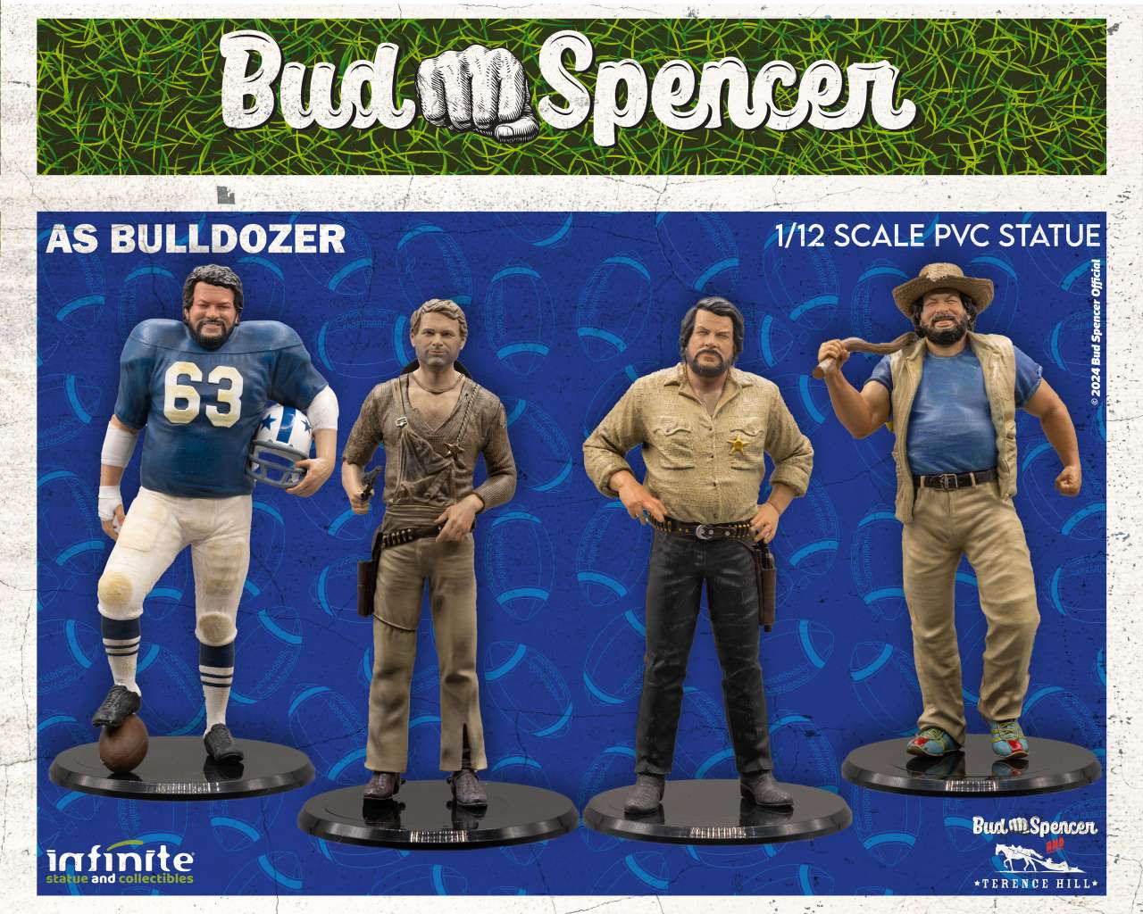 Bud Spencer – As Bulldozer 1/12 PVC Statue - small