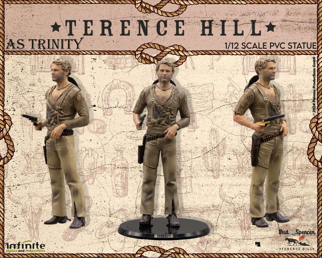 Terence Hill – As Trinity 1/12 PVC Statue