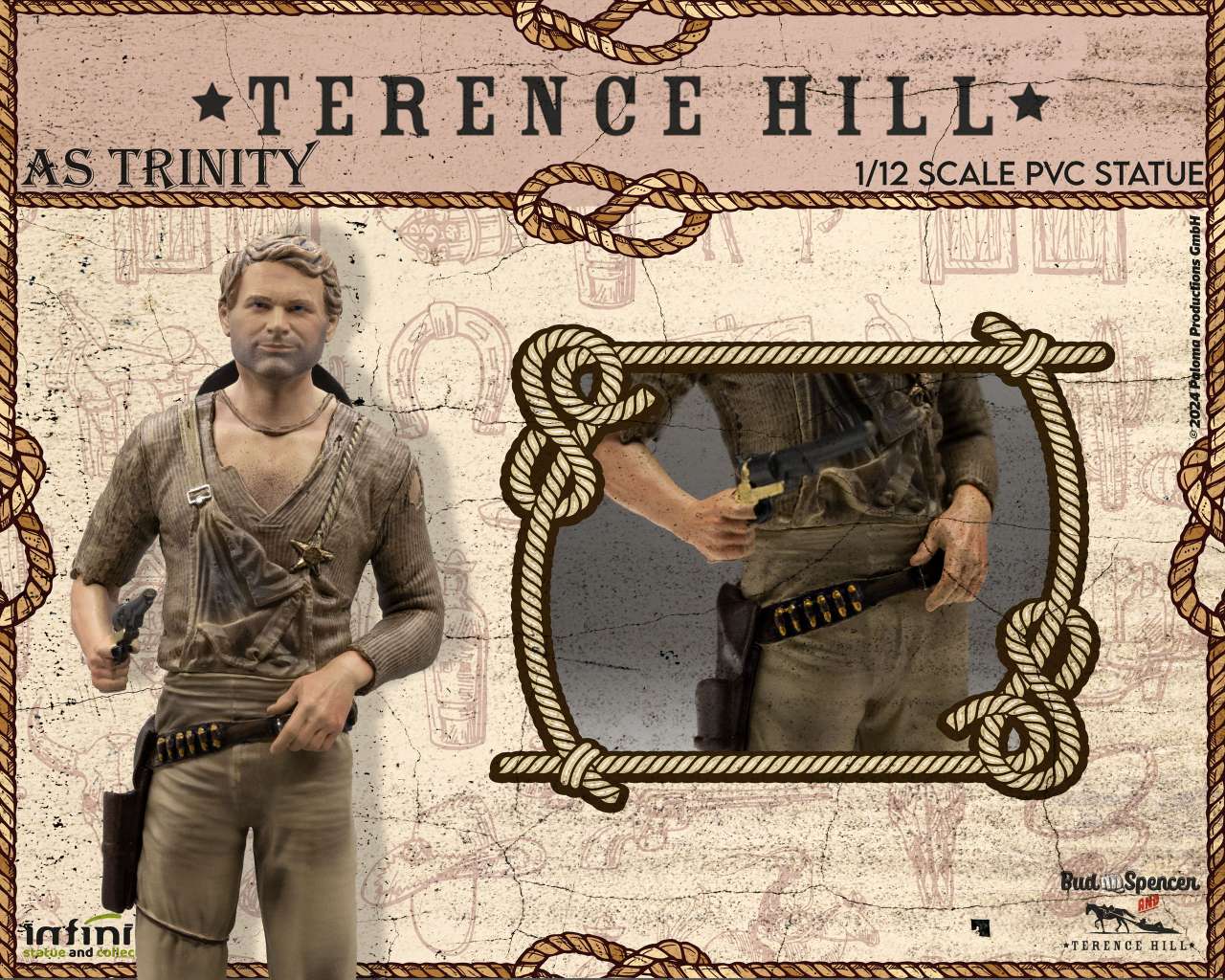 Terence Hill – As Trinity 1/12 PVC Statue