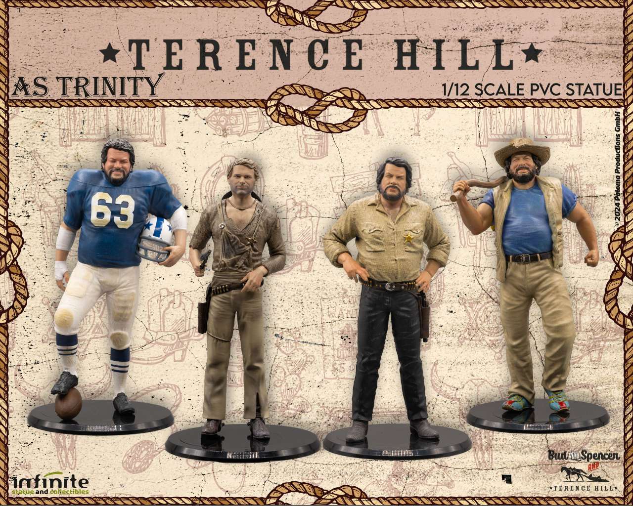 Terence Hill – As Trinity 1/12 PVC Statue
