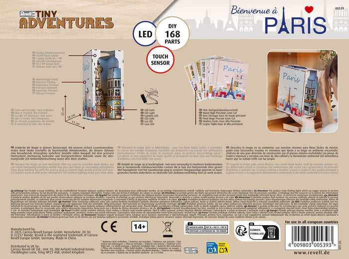 Paris Tiny Adventures Book Nook | Revell