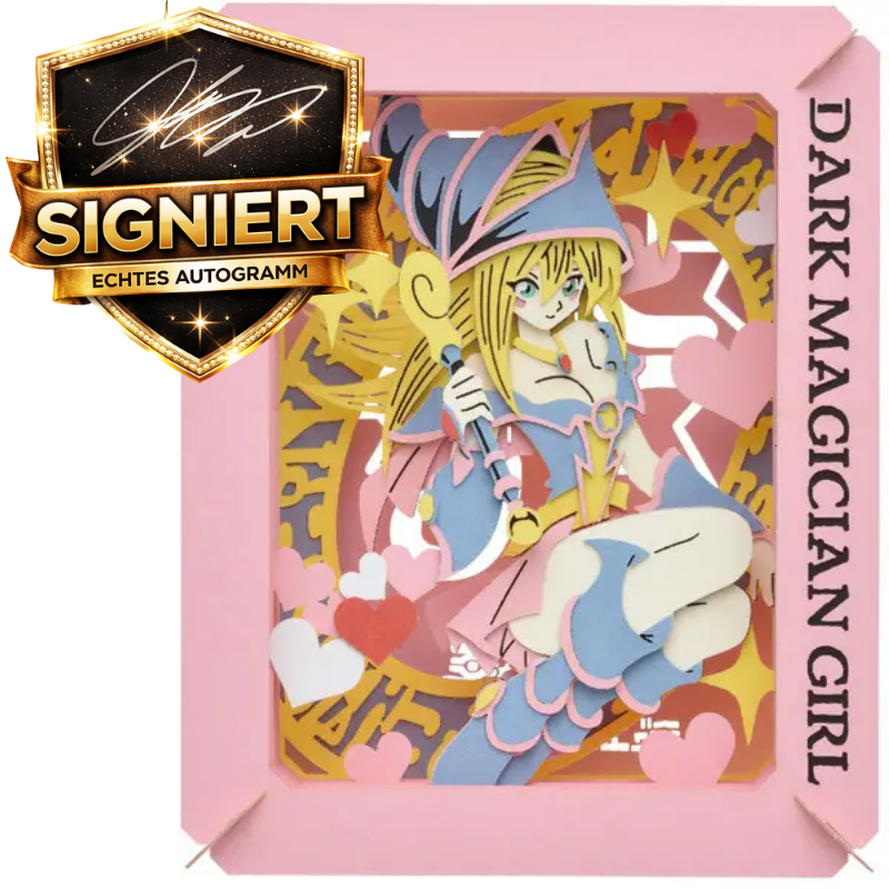 Yu-Gi-Oh!: Duel Monsters - Dark Magician Girl -Signierte Verpackung (DE Synchronsprecherin Giuliana Jakobeit)