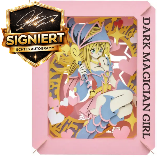 Yu-Gi-Oh!: Duel Monsters - Dark Magician Girl -Signierte Verpackung (DE Synchronsprecherin Giuliana Jakobeit)