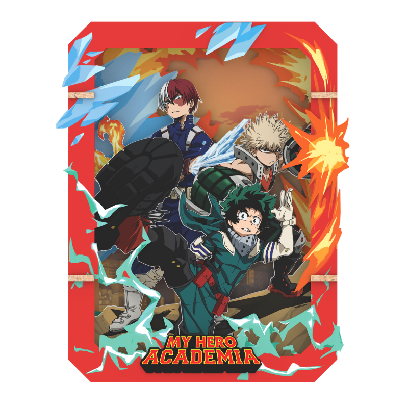 My Hero Acadamia: Hot-blooded Battle - Wooden Gallery - M -