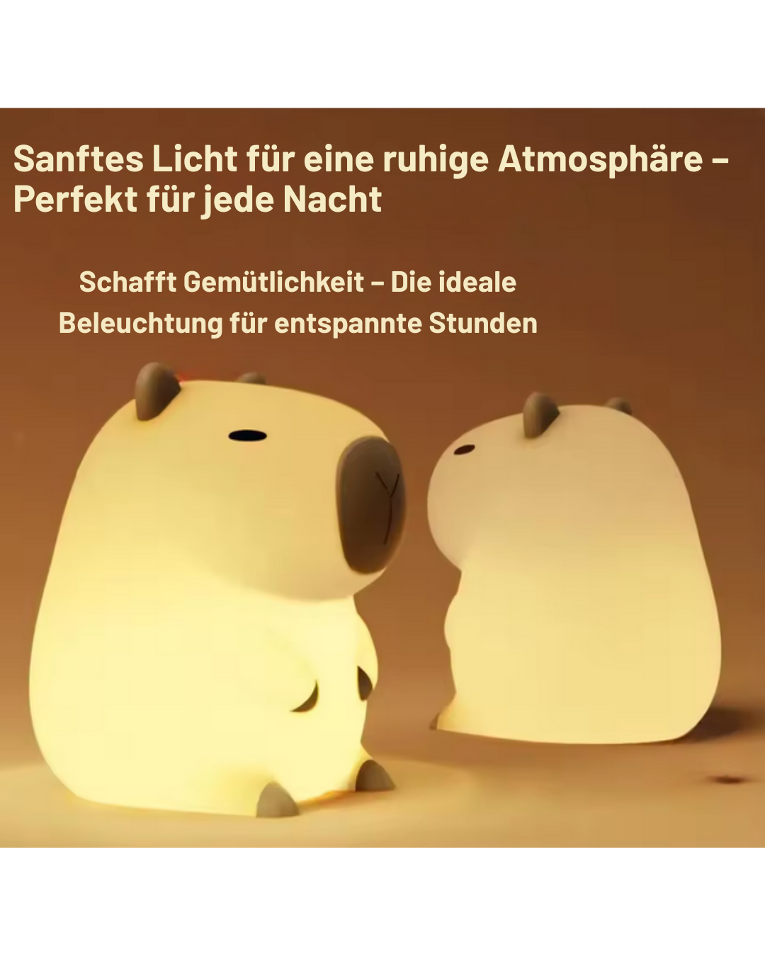Capybara Nachtlicht groß (USB)