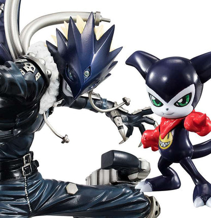 Digimon Tamers: Beelzebumon & Impmon G.E.M. Statue