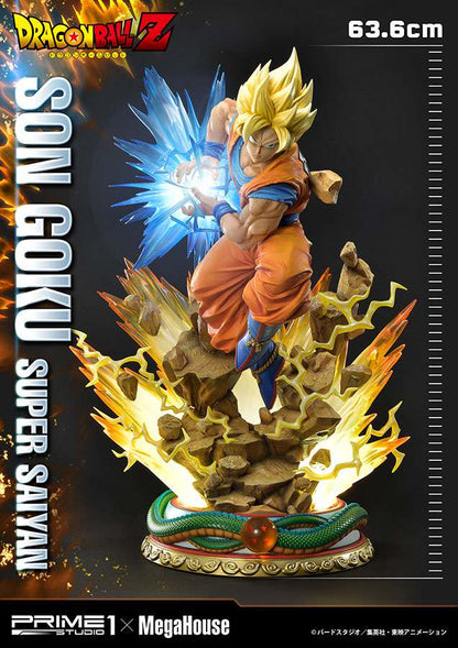 Dragon Ball Z: Super Saiyan Son Goku Statue (Prime 1 Studio × Megahouse) – 63 cm
