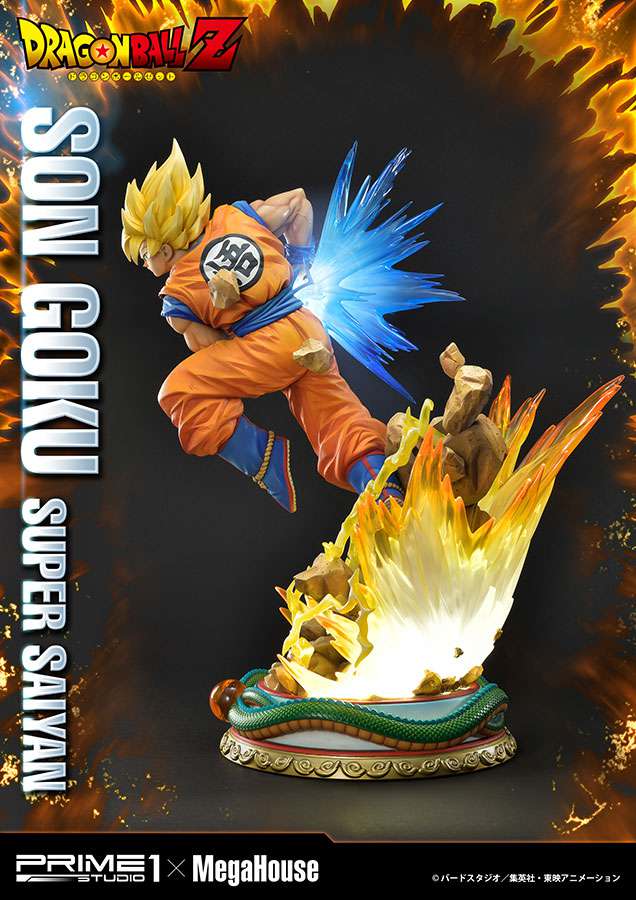 Dragon Ball Z: Super Saiyan Son Goku Statue (Prime 1 Studio × Megahouse) – 63 cm