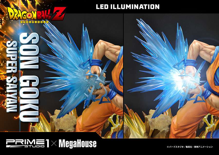 Dragon Ball Z: Super Saiyan Son Goku Statue (Prime 1 Studio × Megahouse) – 63 cm
