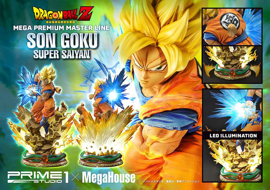 Dragon Ball Z: Super Saiyan Son Goku Statue (Prime 1 Studio × Megahouse) – 63 cm