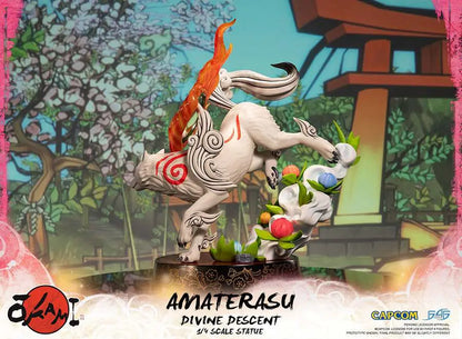 Okami: Amaterasu – Divine Descent – 1/4 Scale Resin Statue – ca. 44 cm