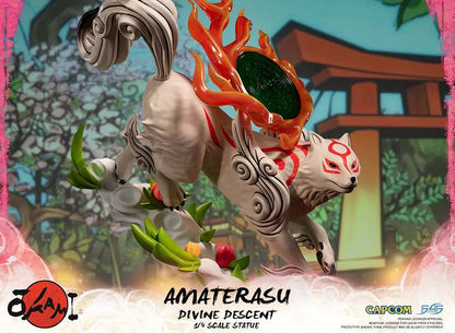 Okami: Amaterasu – Divine Descent – 1/4 Scale Resin Statue – ca. 44 cm