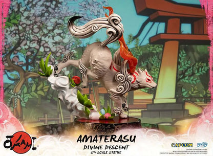 Okami: Amaterasu – Divine Descent – 1/4 Scale Resin Statue – ca. 44 cm