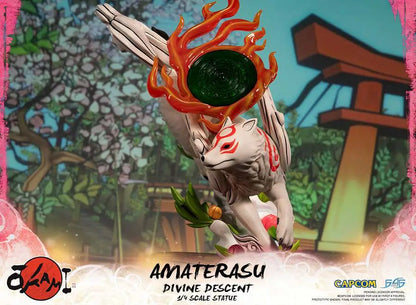 Okami: Amaterasu – Divine Descent – 1/4 Scale Resin Statue – ca. 44 cm
