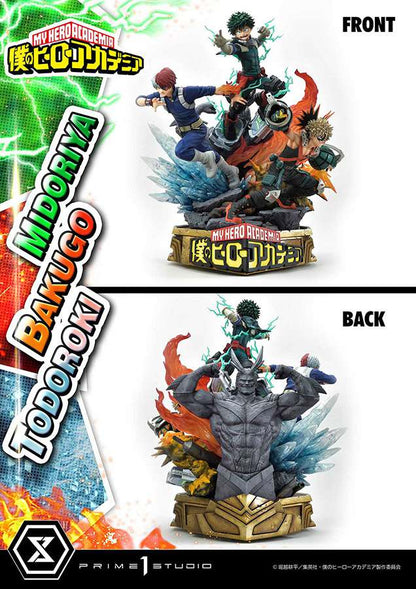 My Hero Academia: Midoriya, Bakugo & Todoroki Diorama Statue (Prime 1 Studio) – 68 cm