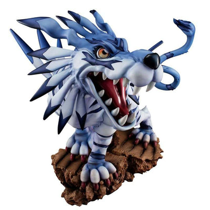 Digimon: Garurumon Battle Gem Statue