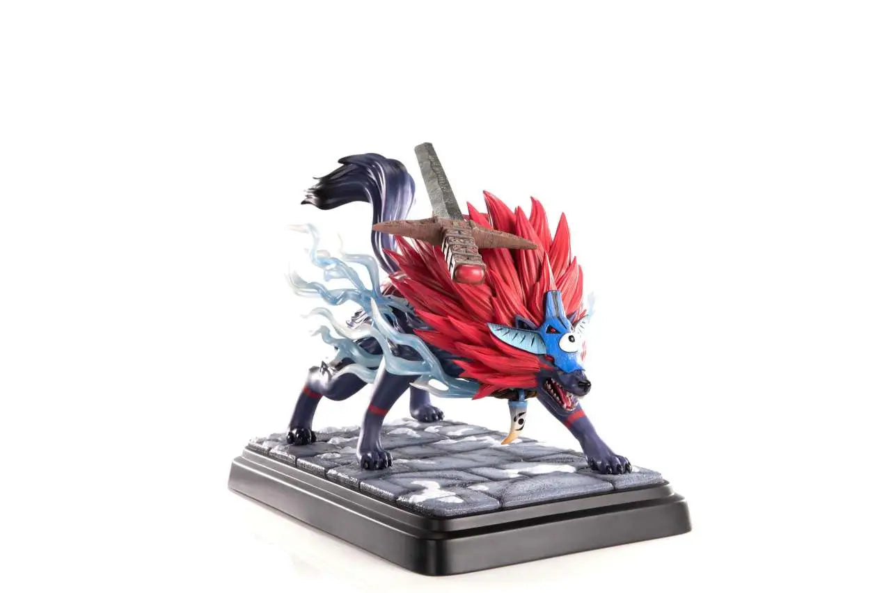 Okami: Oki (Wolf Form) – Resin Statue – ca. 35 cm