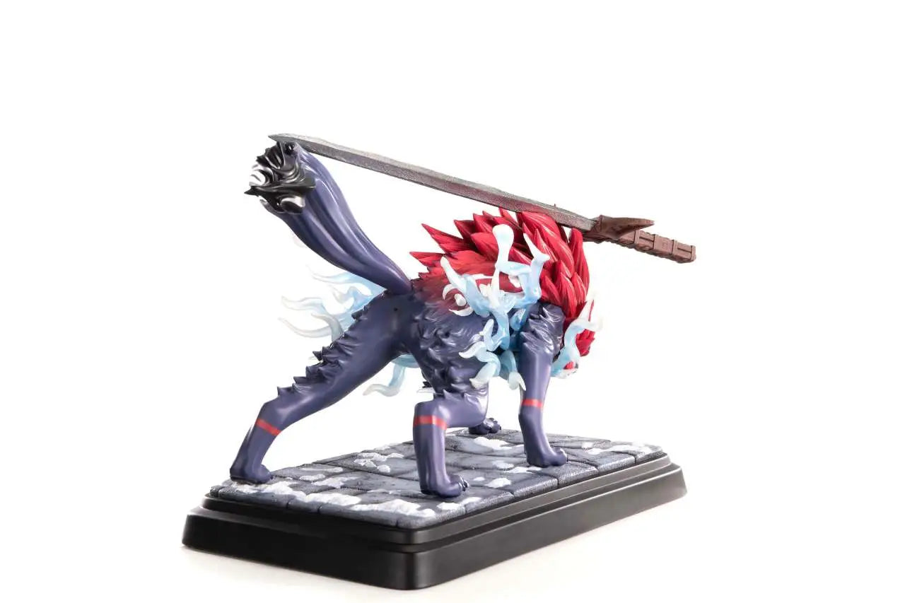 Okami: Oki (Wolf Form) – Resin Statue – ca. 35 cm