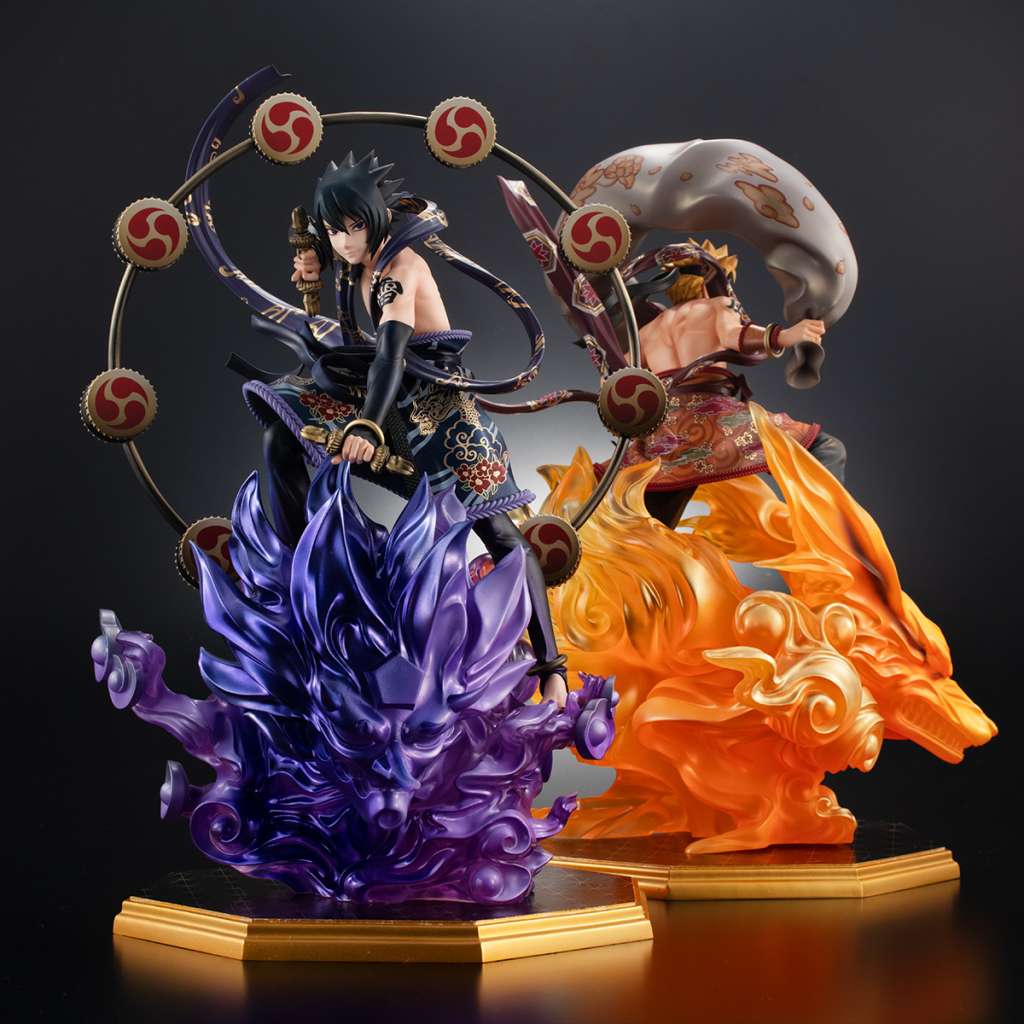 Naruto Shippuden: Naruto & Sasuke God G.E.M. PVC Statue Set