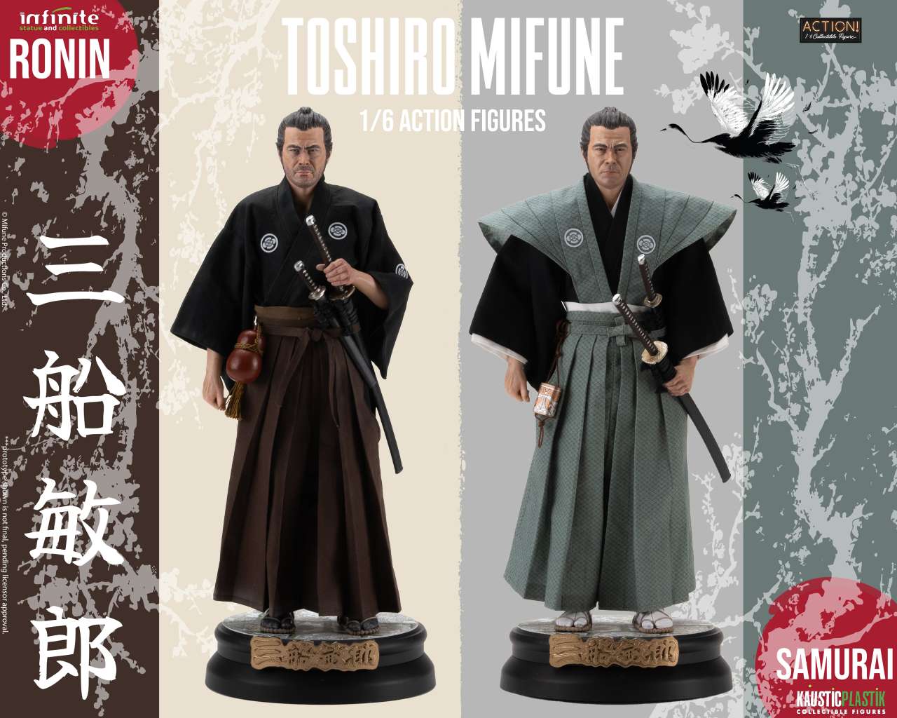 Toshiro Mifune – Ronin & Samurai 1/6 Deluxe Double Pack