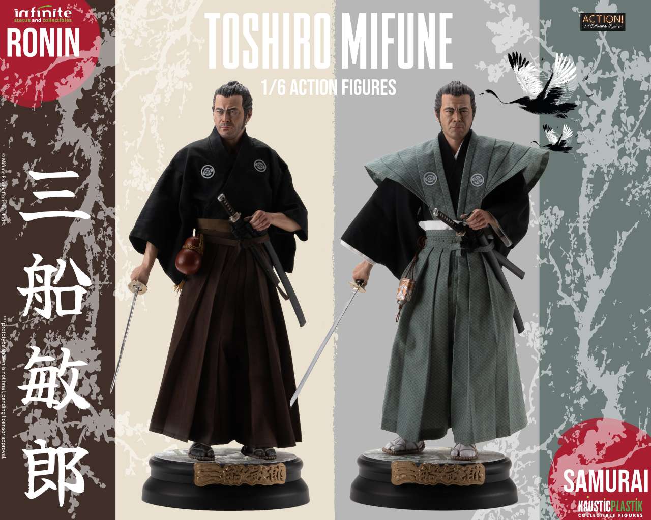Toshiro Mifune – Ronin & Samurai 1/6 Deluxe Double Pack