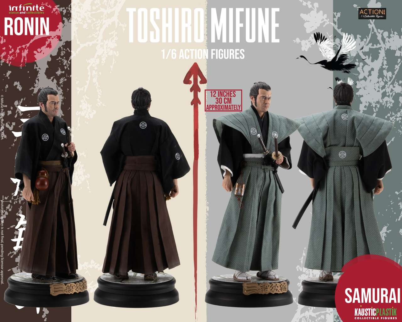 Toshiro Mifune – Ronin & Samurai 1/6 Deluxe Double Pack