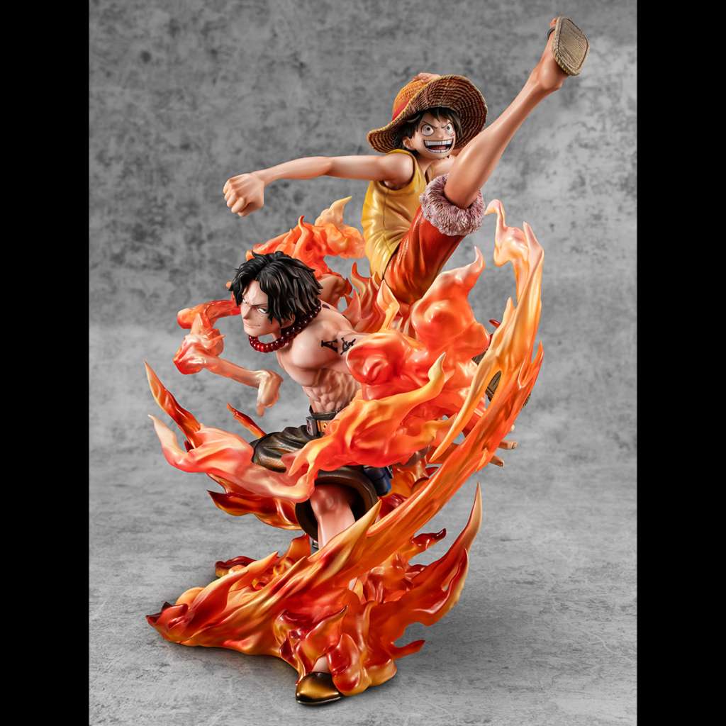 One Piece: P.O.P Neo-Max Luffy & Ace 20th Limited Version Statue 25 cm