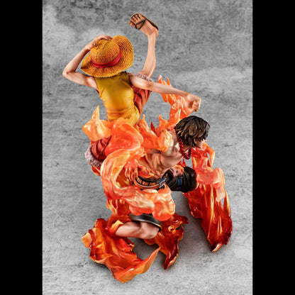 One Piece: P.O.P Neo-Max Luffy & Ace 20th Limited Version Statue 25 cm