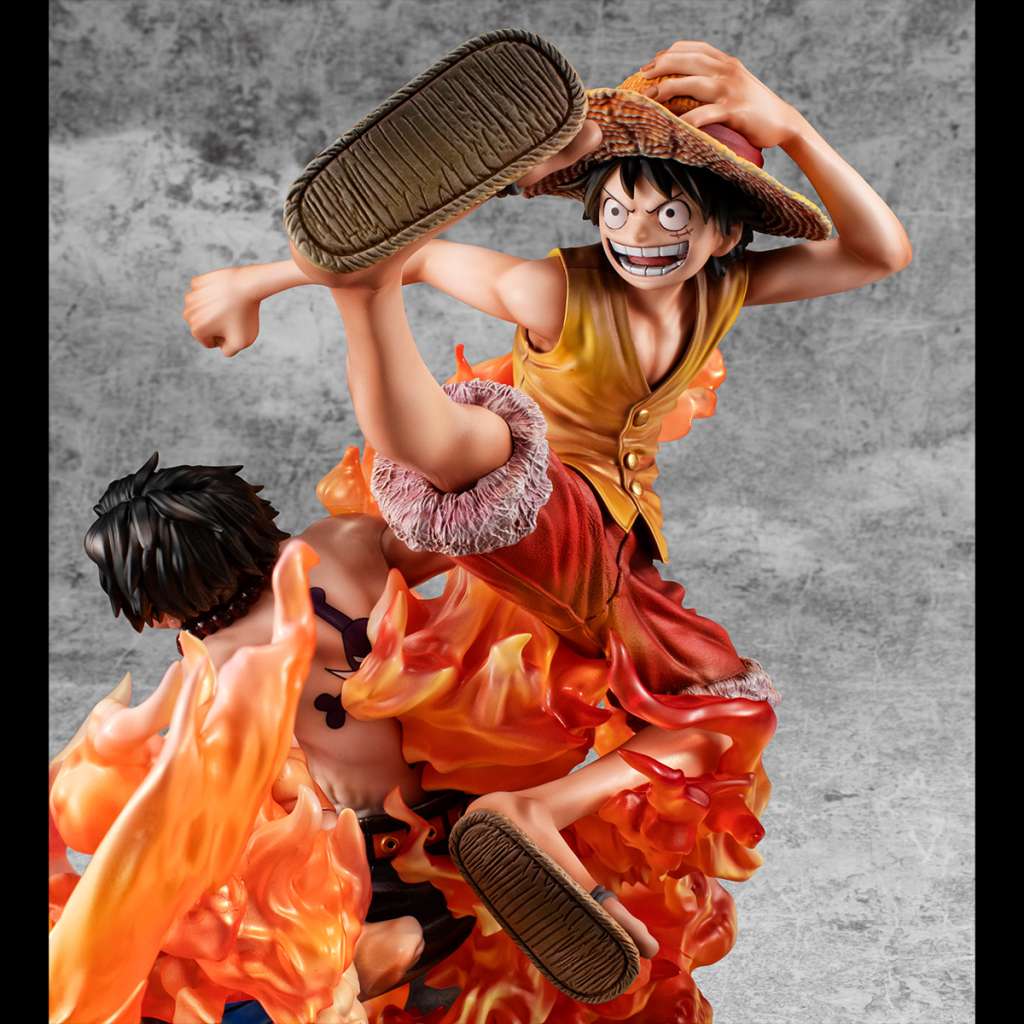 One Piece: P.O.P Neo-Max Luffy & Ace 20th Limited Version Statue 25 cm