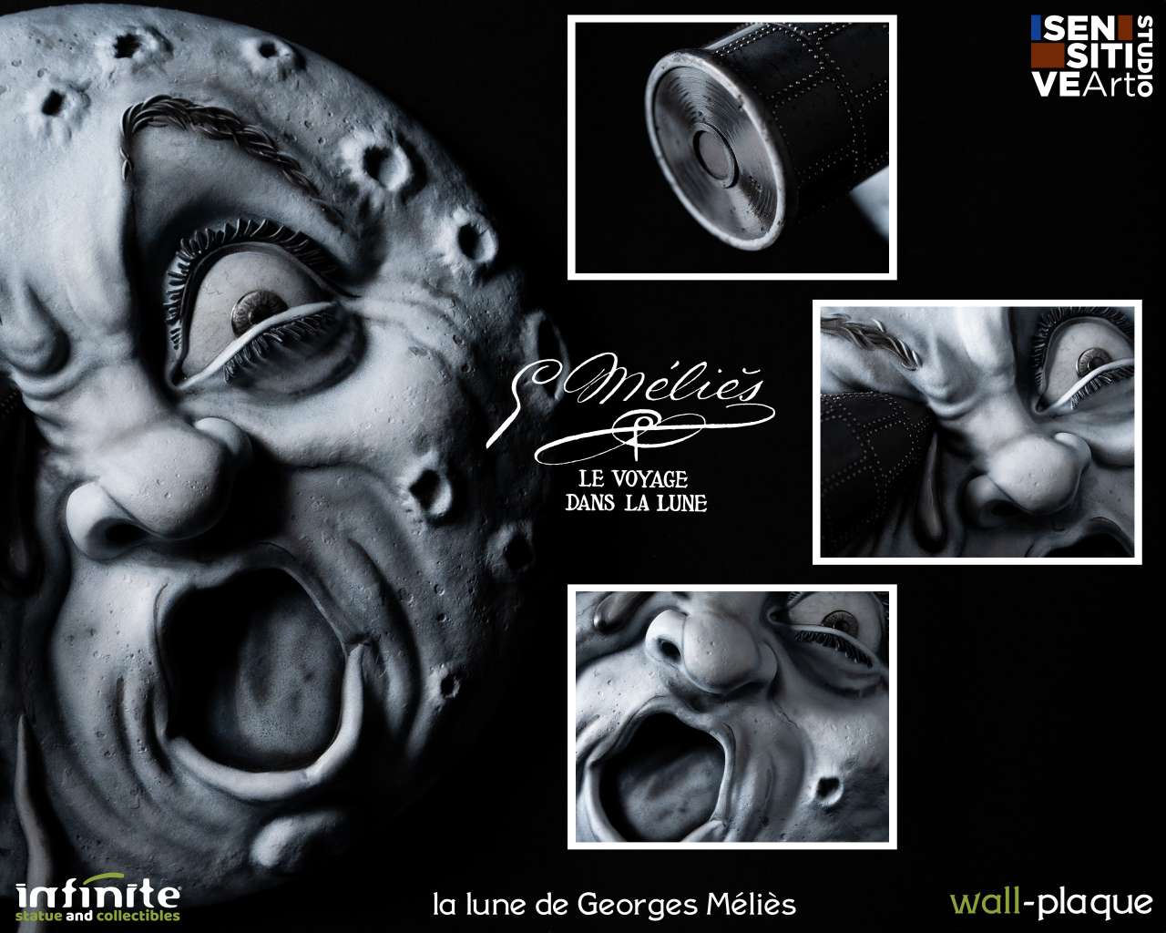 La Lune de Georges Méliès – Wandplakette