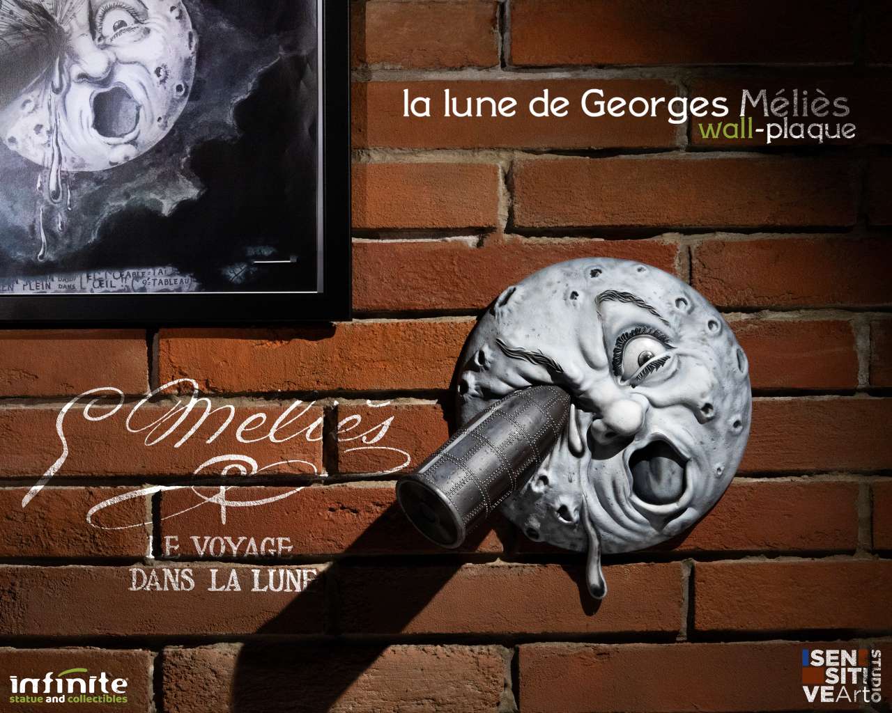 La Lune de Georges Méliès – Wandplakette