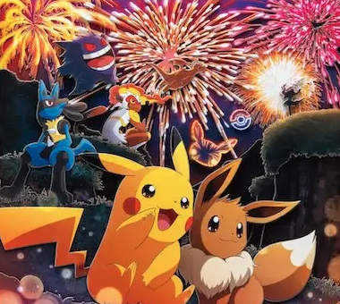 Pokemon: Paper Shadow Art / Sparkling Fireworks SA-07