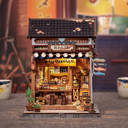 Miniature House – DIY „Choshi no Shitamachi“ mit LED-Beleuchtung (218 Teile)