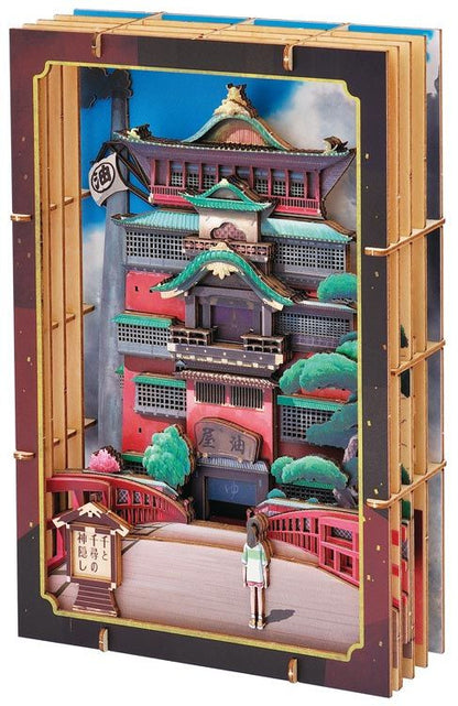 Spirited Away: Bath House - Paper Theater Wood Style Premium