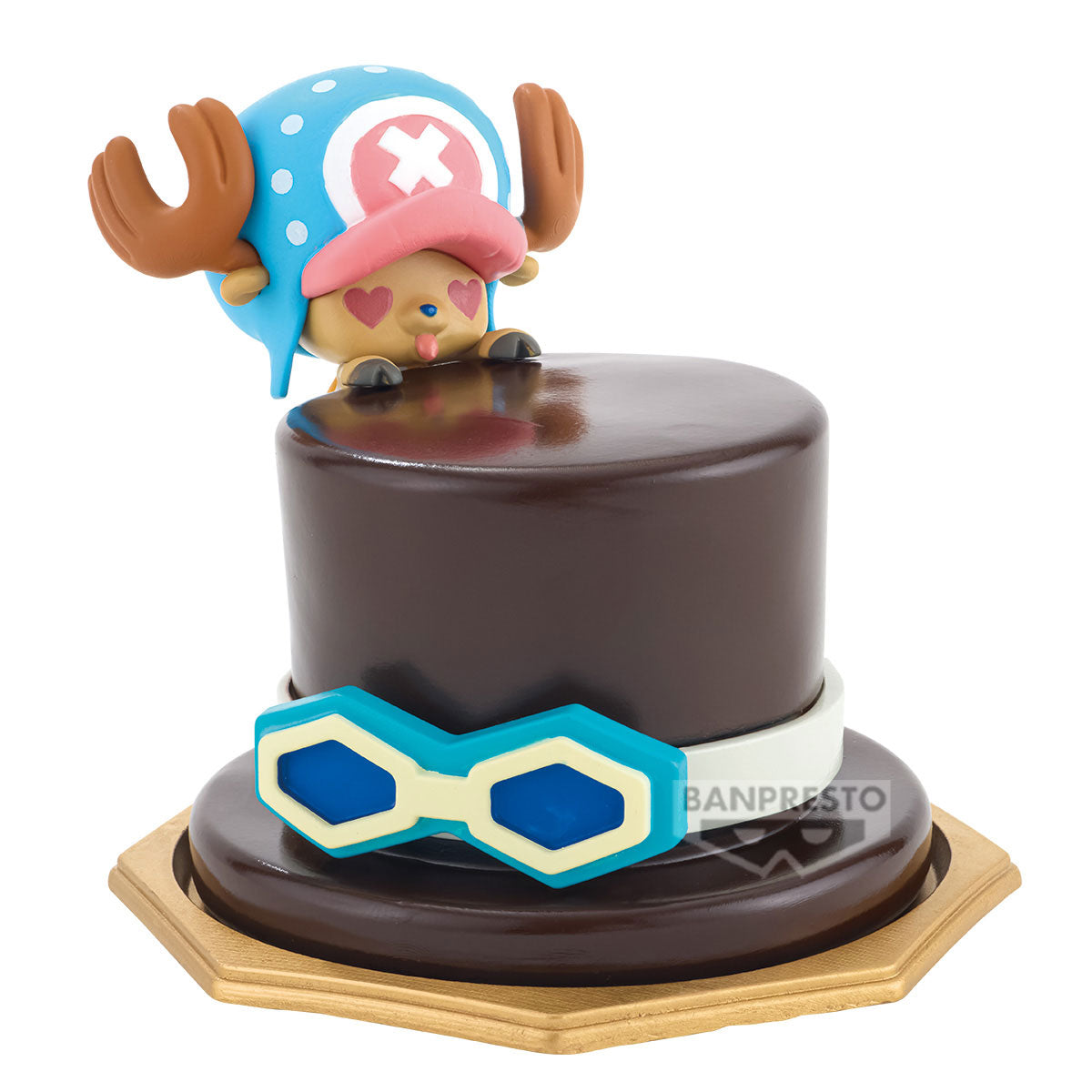 ONE PIECE - Tony Chopper auf Schokokuchen Hut