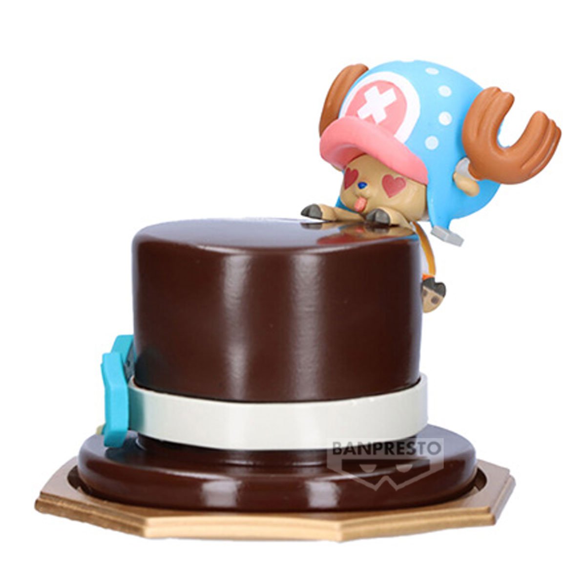 ONE PIECE - Tony Chopper auf Schokokuchen Hut